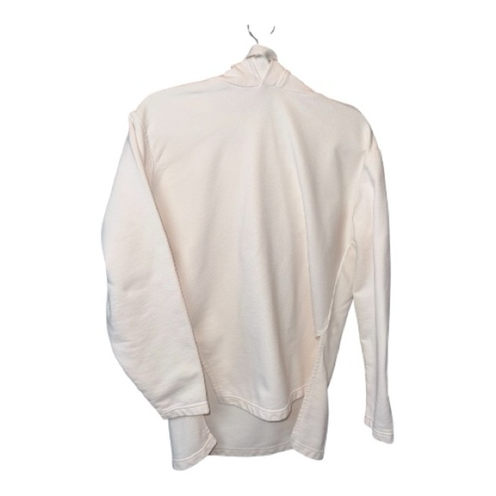Athleta Yoga Hoodie Oversized | High/Low | Terry Clothe Interior | Cream | Small
